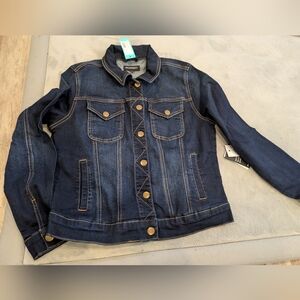 Prosperity Jolene Snap Button Jacket Indigo